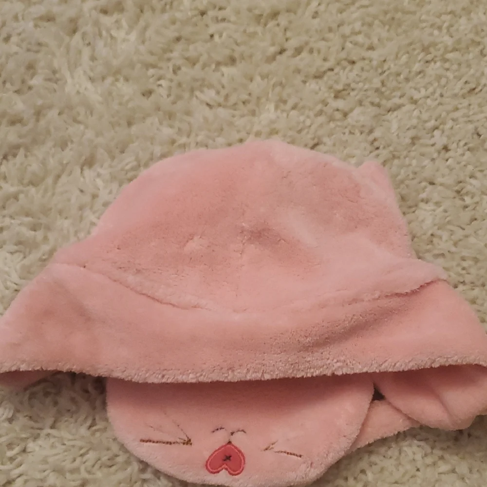 5 For 25$ Oshkosh B'gosh Pink Animal Baby Hat Baby Size 0/3-6/9 Months‎